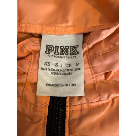 Victorias Secret PINK Ombre Anorak Windbreaker Jacket Womens XS/S Full Zip Light - Picture 3 of 4